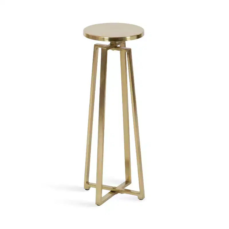 Kate and Laurel Zia Metal Drink Table